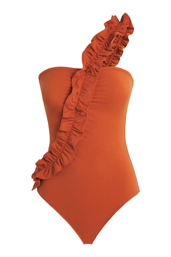 Capri One Shoulder Maillot Swimsuit 