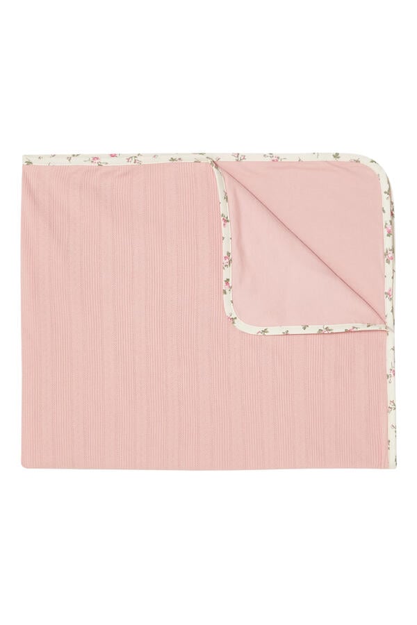 Kids Pointelle-Knit Cotton Blanket