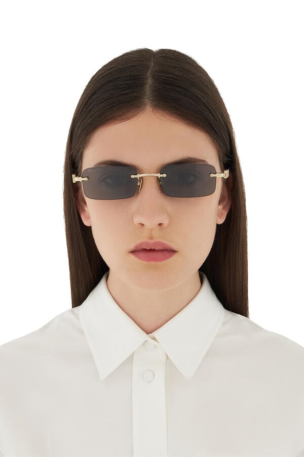 Rectangular Frame Sunglasses 
