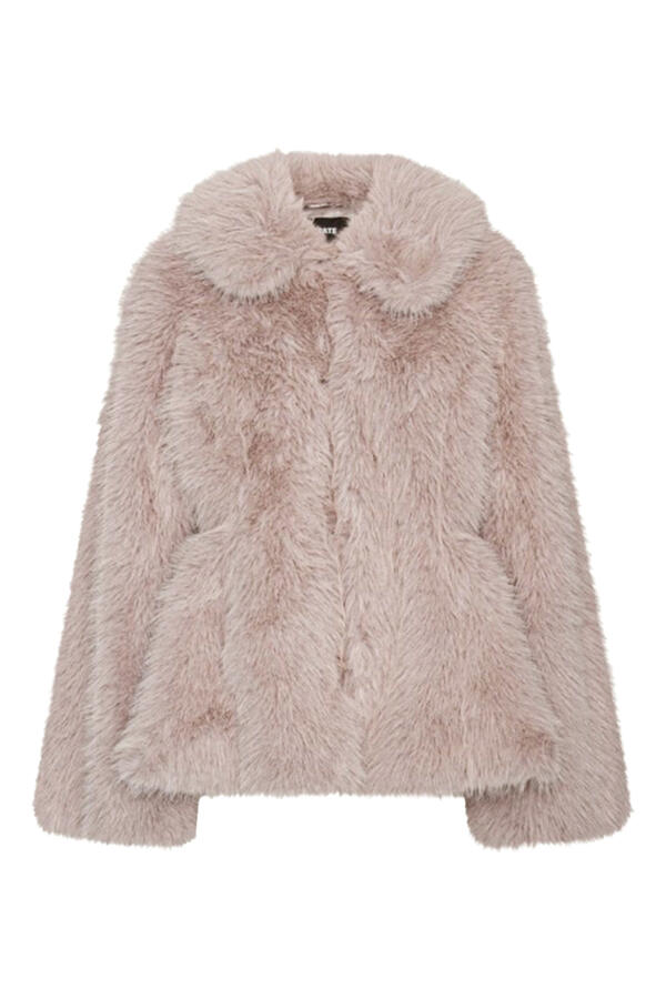 Faux Fur Flared Jacket