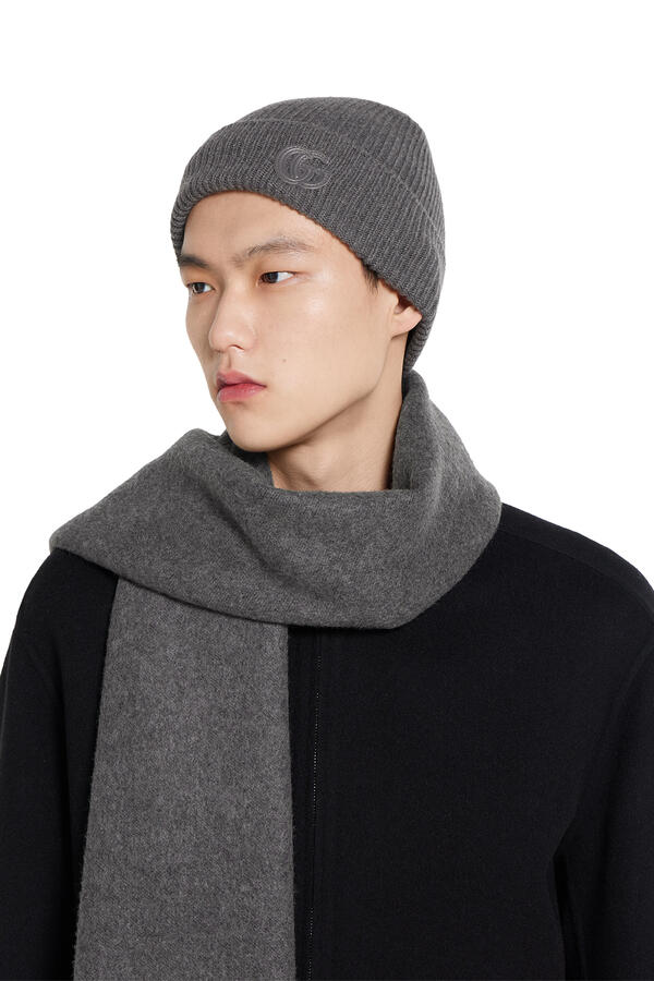 Cashmere Hat With Patch