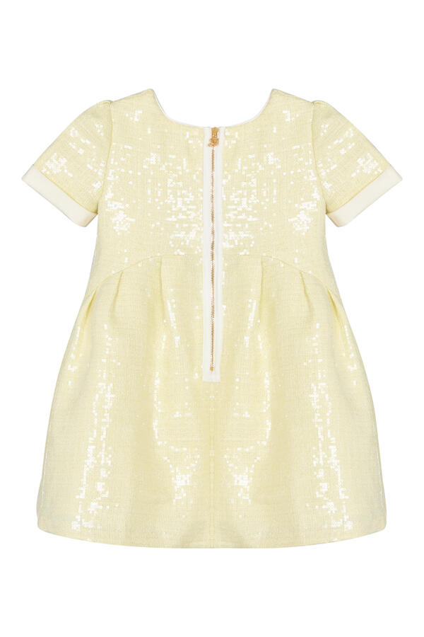 Kids Sequined Bouclé Party Dress