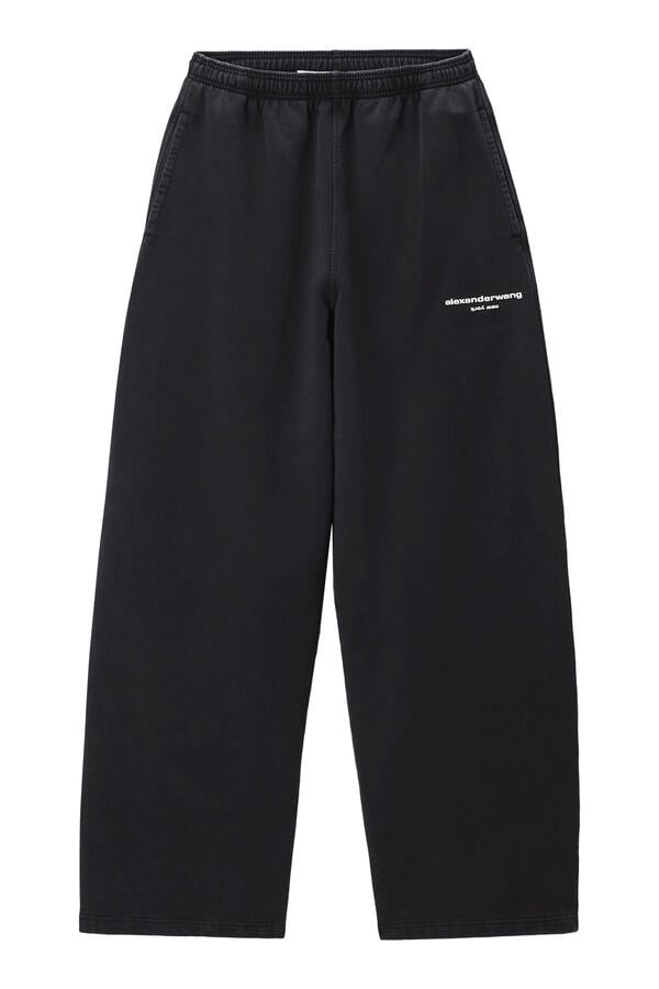 Logo Print Mid-Rise Relaxed Sweatpant