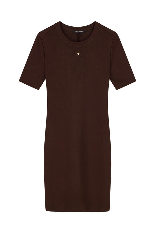 Crossover Ribbed Dress