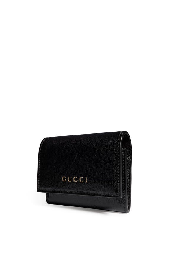 Logo Lettering Bi-Fold Card Case