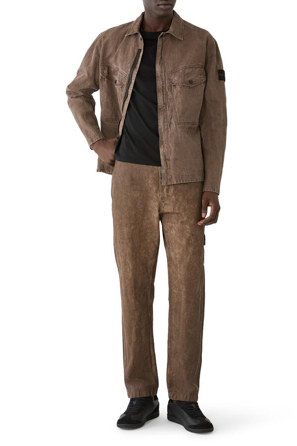 Logo Patch Chino Trousers