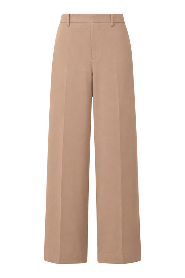 Satin Wide Leg Trousers