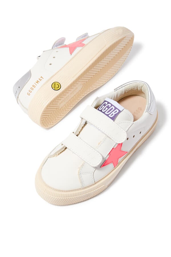 Kids May School Leather Sneakers