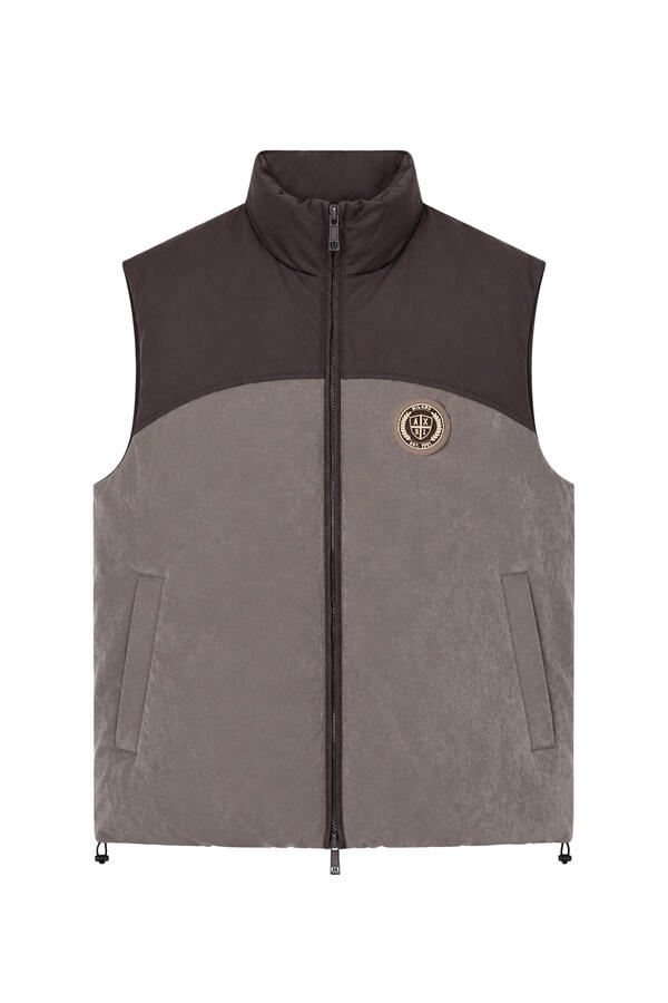 Sleeveless Blouson Jacket