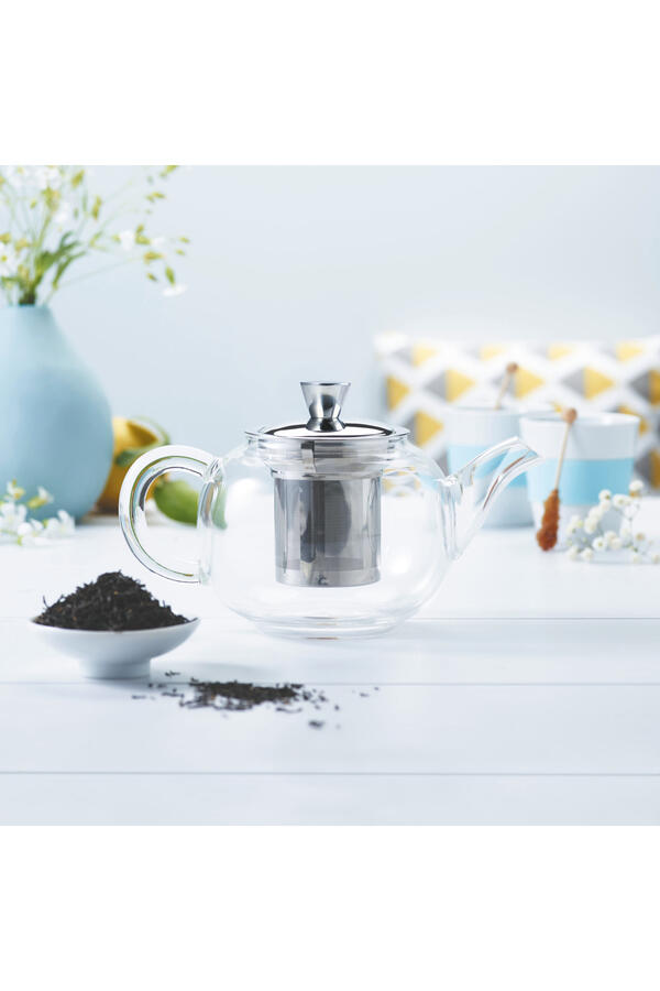 Cristel Sakura Glass Teapot 1.2L