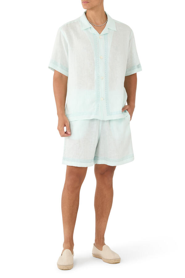 Sun Embroidered Shirt