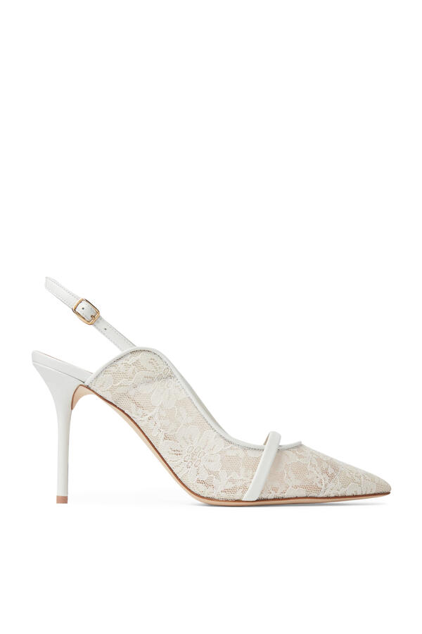 Marion 85 Lace Slingback Pumps