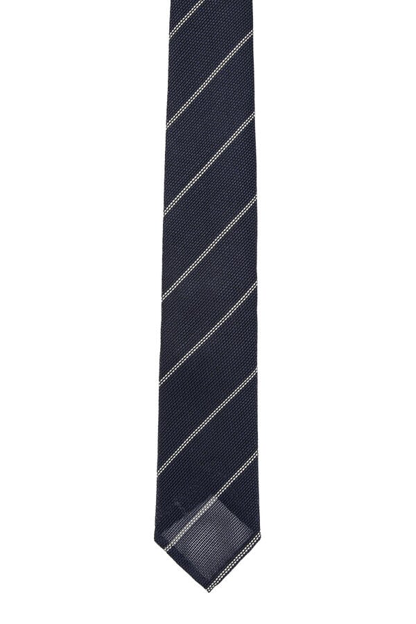 Striped Grenadine Silk Tie