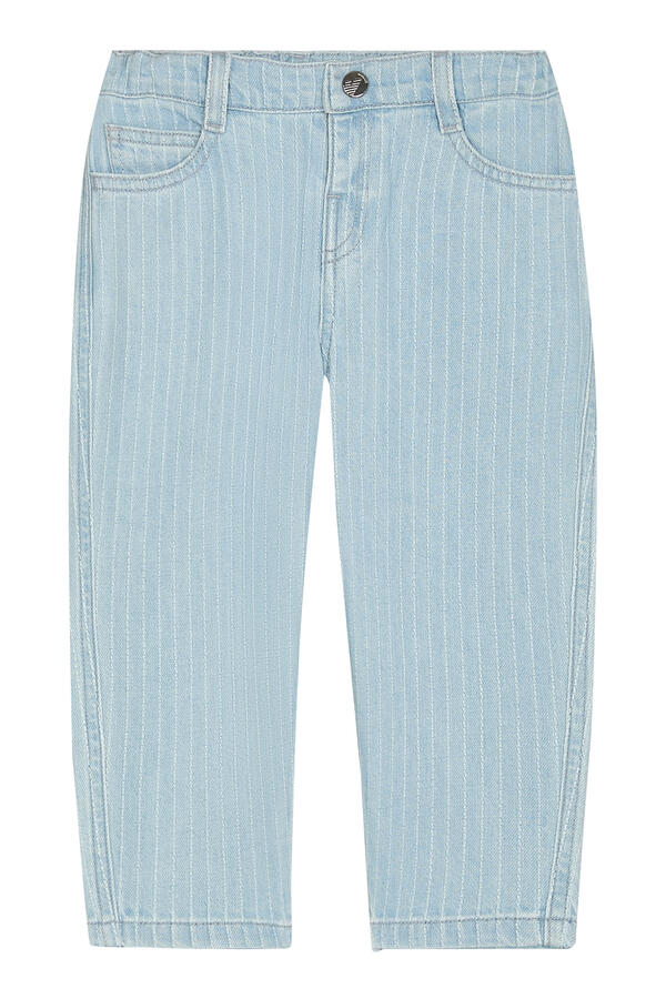 Kids Striped Denim Jeans