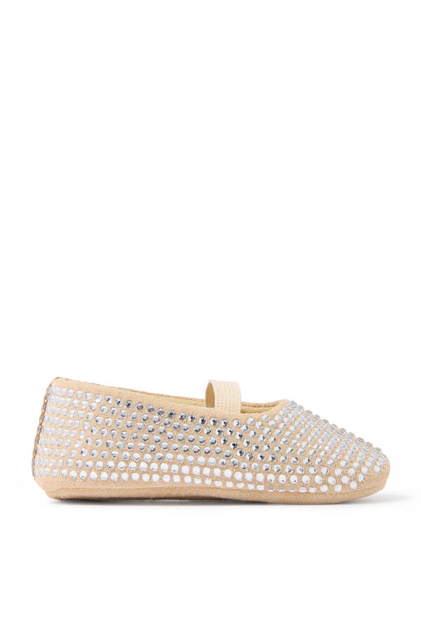 Kids Crystal-Embellished Ballerinas