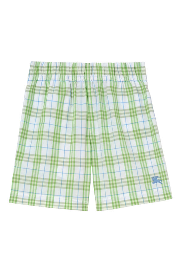 Kids Logo Check Shorts