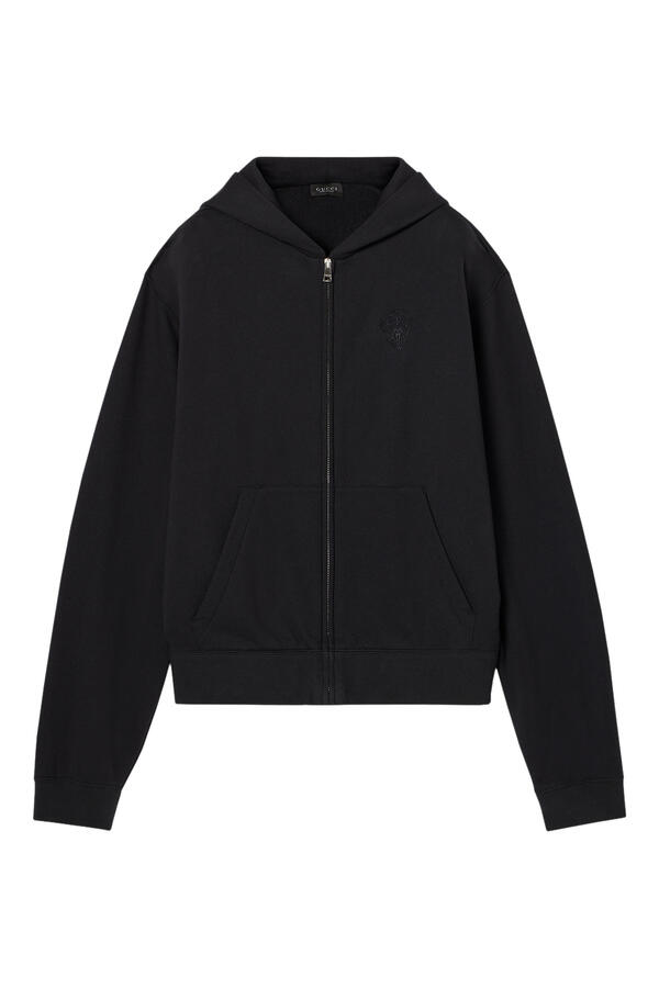 Cashmere Blend Zip Jacket
