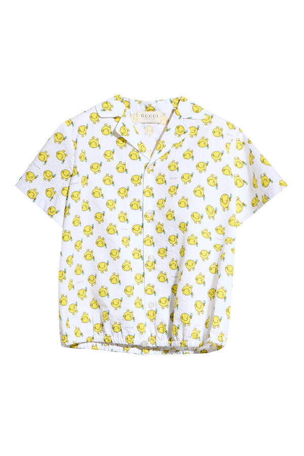 Kids Printed Cotton Shirt