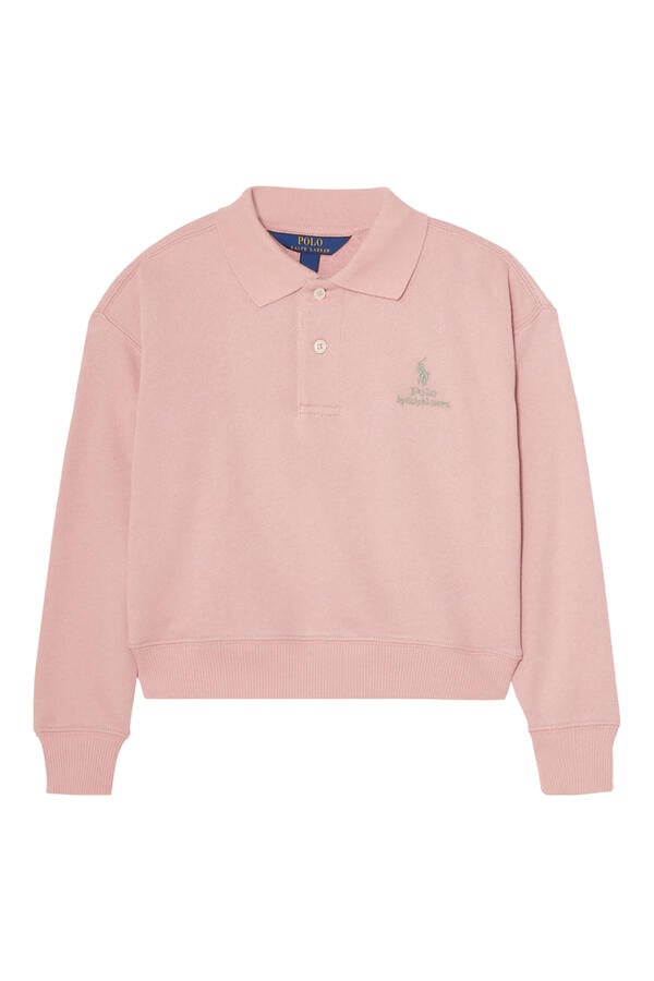 Kids Logo Terry Polo Sweatshirt 