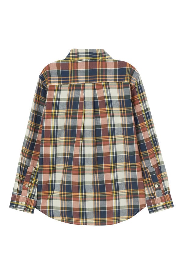 Kids Plaid Cotton Madras Shirt