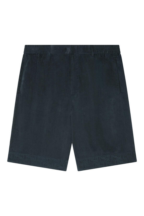 Paisley Print Bermuda Shorts 