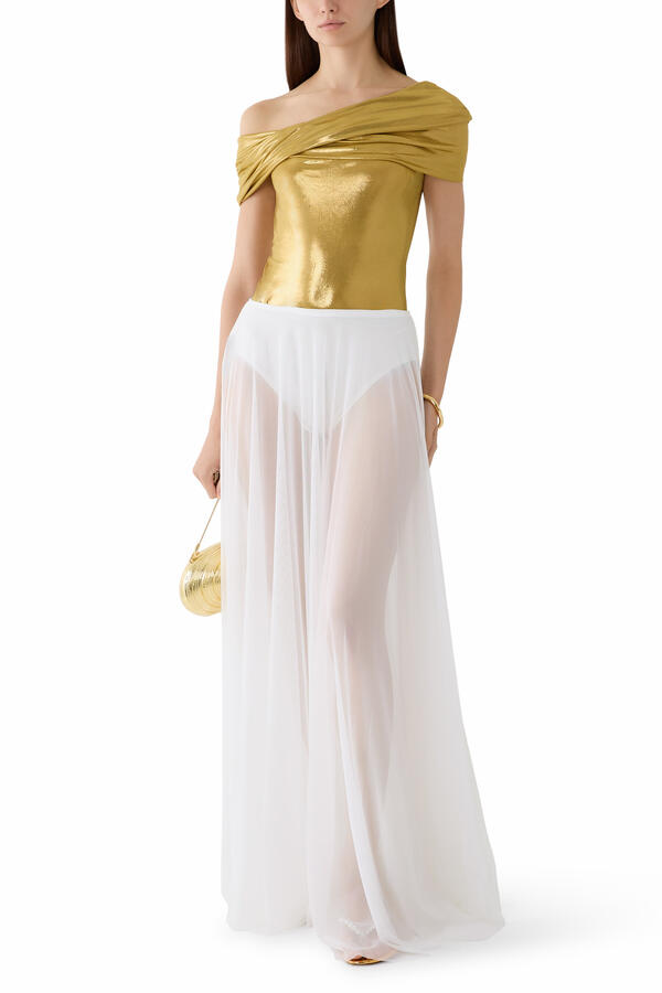 Sleeveless Cowl Neck Bodysuit