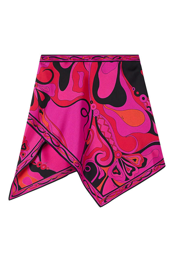 Printed Mini Skirt 