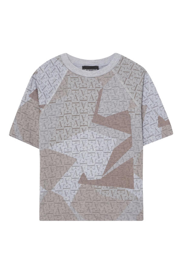 Kids Monogram Print T-Shirt