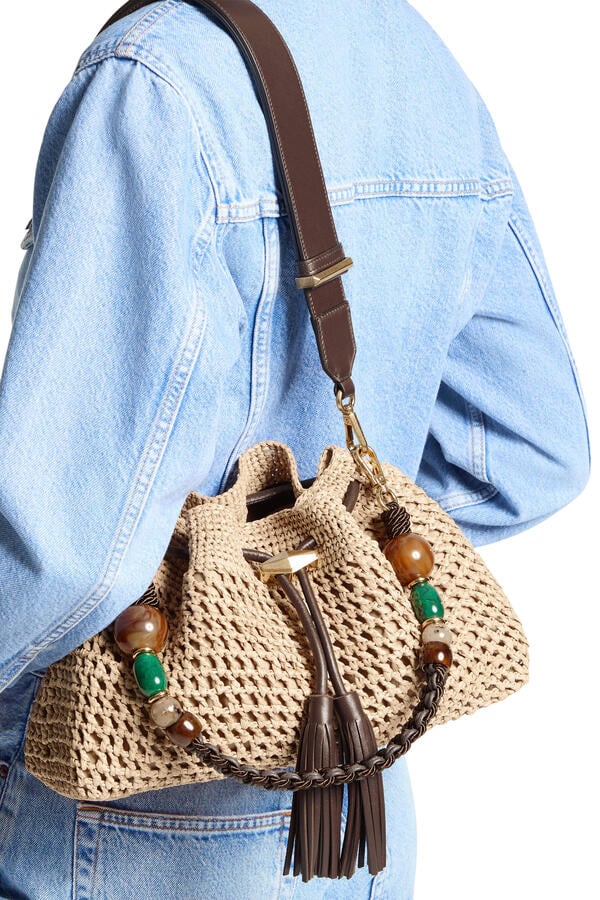 Cinch Crochet Shoulder Bag
