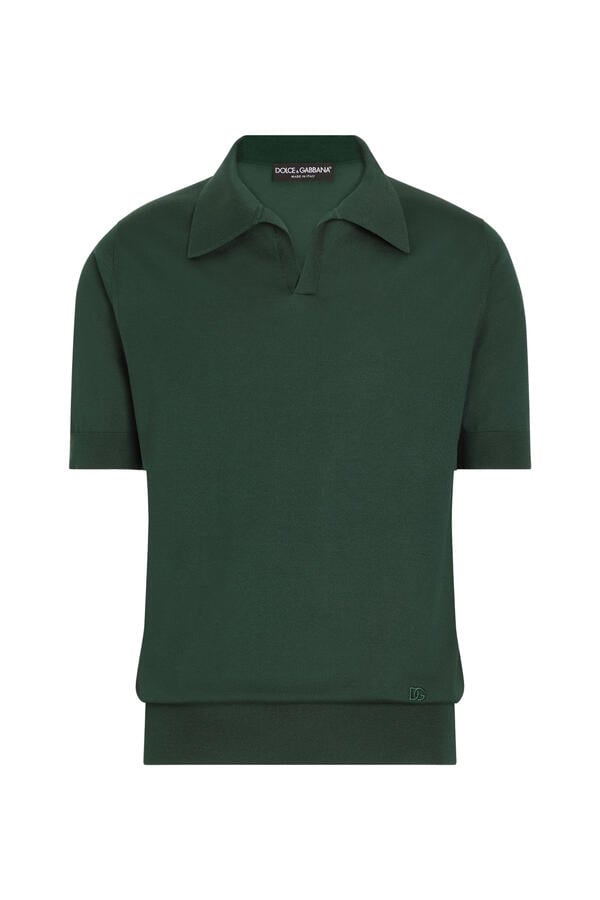 Knit Polo Shirt 