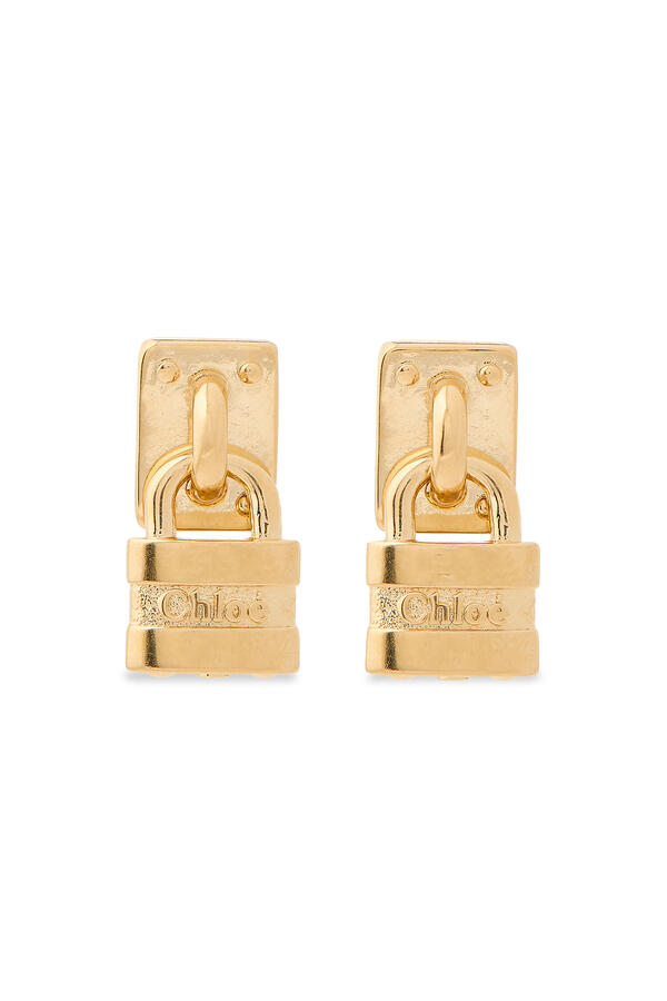 Nini Paddington Padlock-Detail Earrings