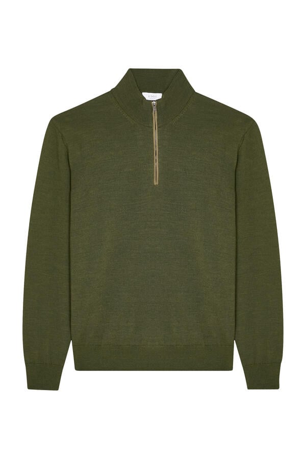 Logo Quarter Zip Sweater
