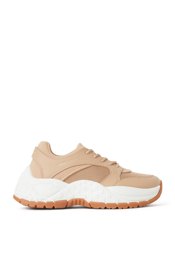 Logo Technical Fabric Sneakers