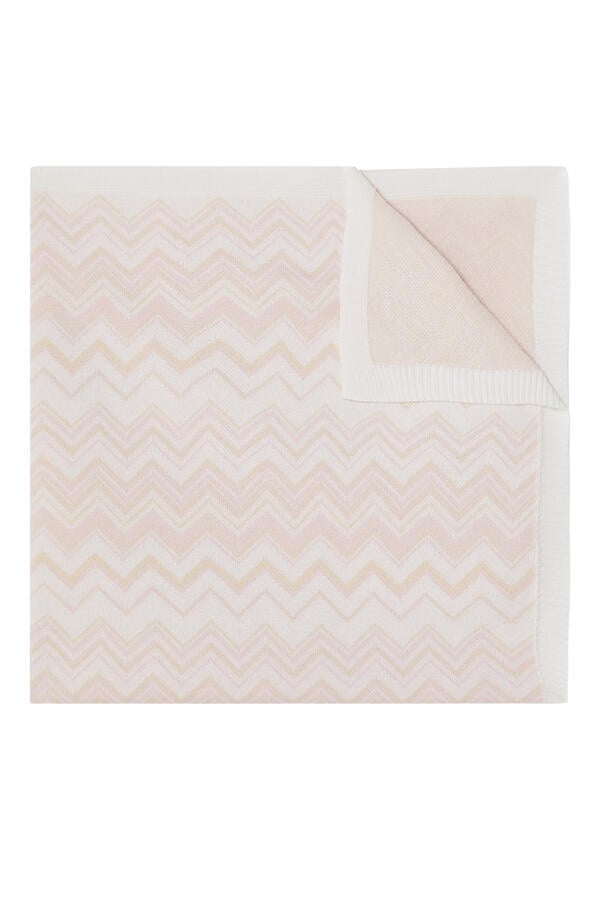 Kids Zigzag Print Blanket