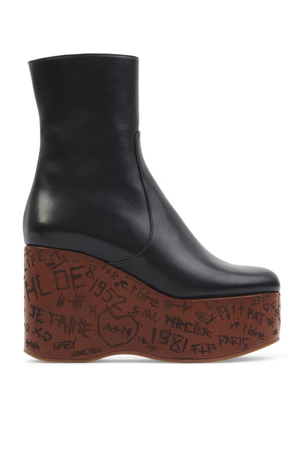 Maxime 80 Wedge Ankle Boots