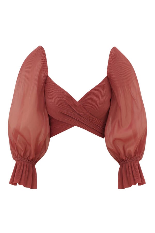  Pleated Bodice 