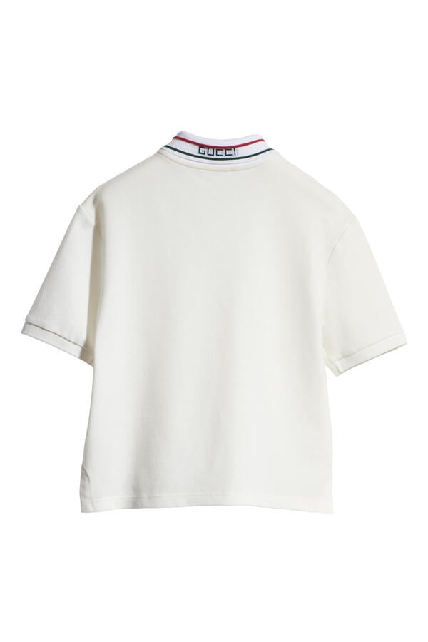 Kids Cotton Piquet Polo Shirt
