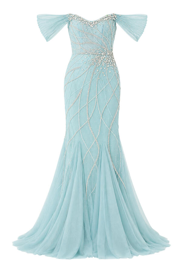  Off Shoulder Gown
