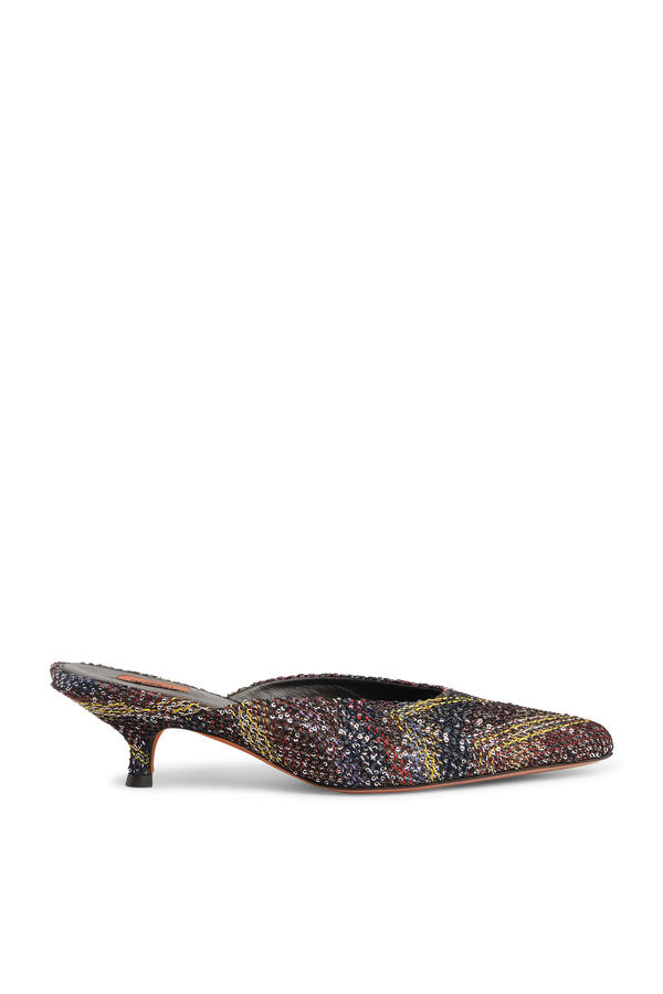 Gabri Caperdoni Sequin 50 Mules 