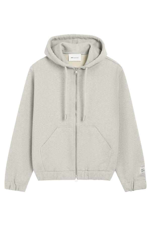 Zipped Cotton Hoodie