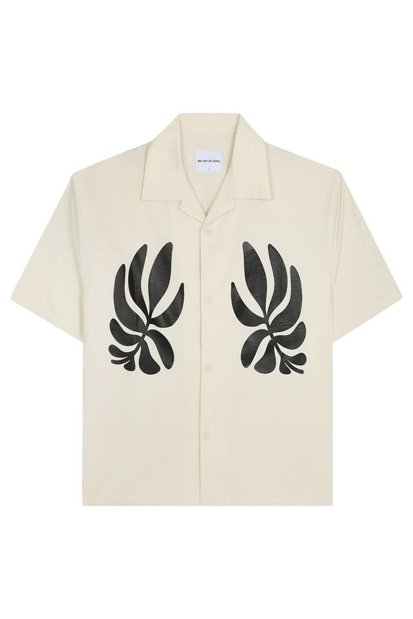 Botanical Print Vacation Shirt