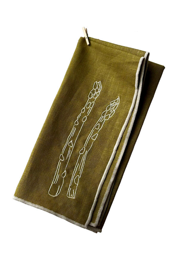 Pass The Hollandaise - Linen Blend Napkin, Set of 2