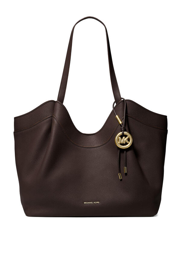  Bernie Large Pebbled Leather Tote Bag