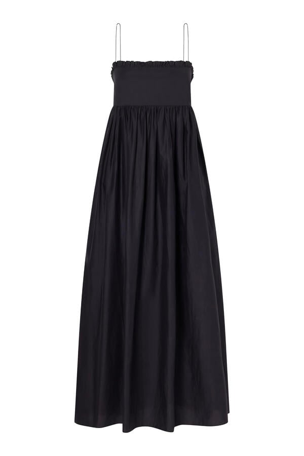 Empire Pintuck Bodice Dress