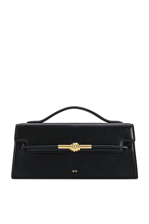 Lena Metal Rope Knot Top Handle Bag