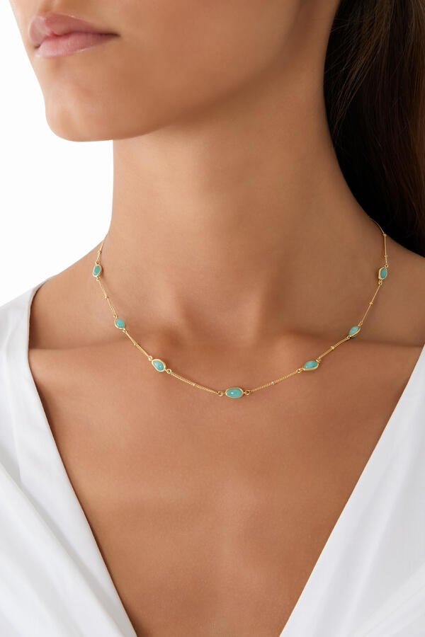 Magma Gemstone Charm Choker