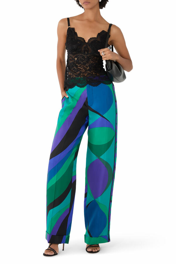 Pesci Print Pants