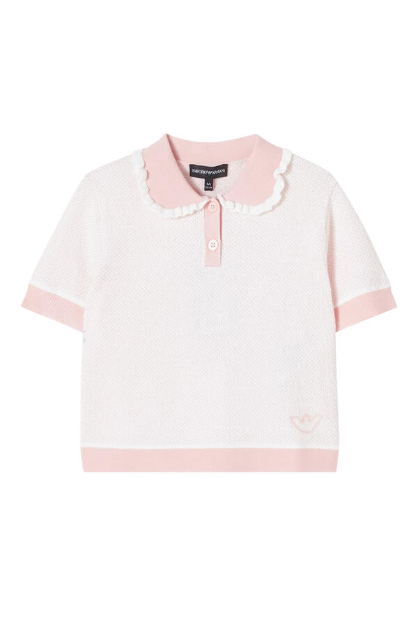 Kids Knit Half-Button Detail Sweater