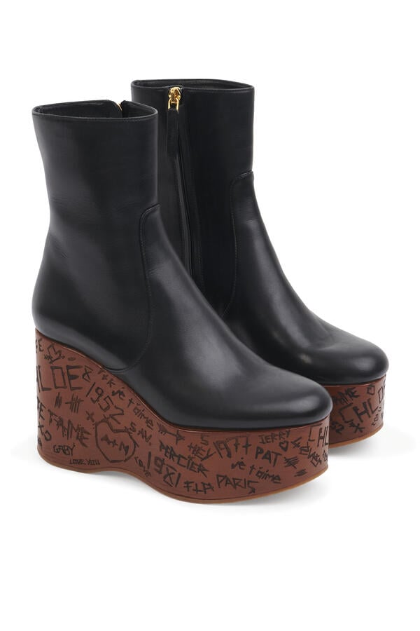 Maxime 80 Wedge Ankle Boots