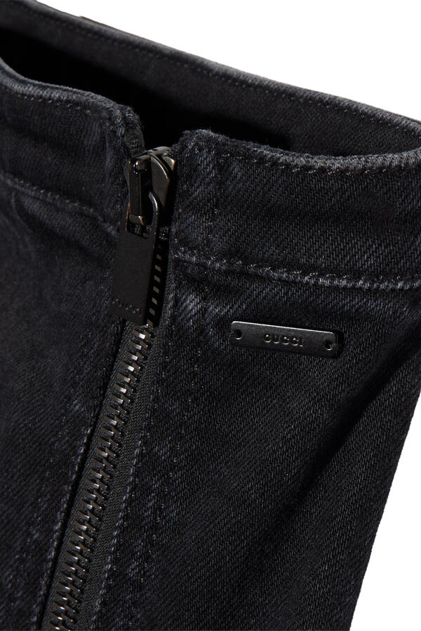 Midi Denim Skirt